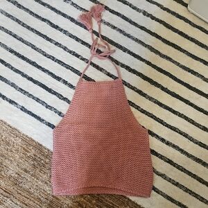 525 America Terracotts Knit Crop Top